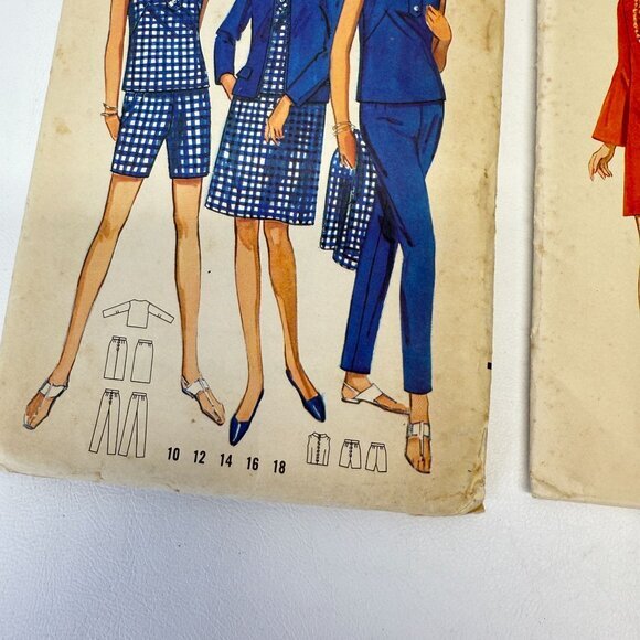 Butterick Vintage Sewing Patterns‎ 4359 5466 Lot of 2 - Picture 5 of 6